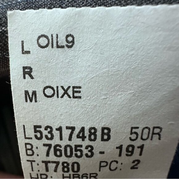 Ralph By Ralph Lauren Jacket Mens 50R Grey striped Wool Canada 3 Button - Picture 11 of 14